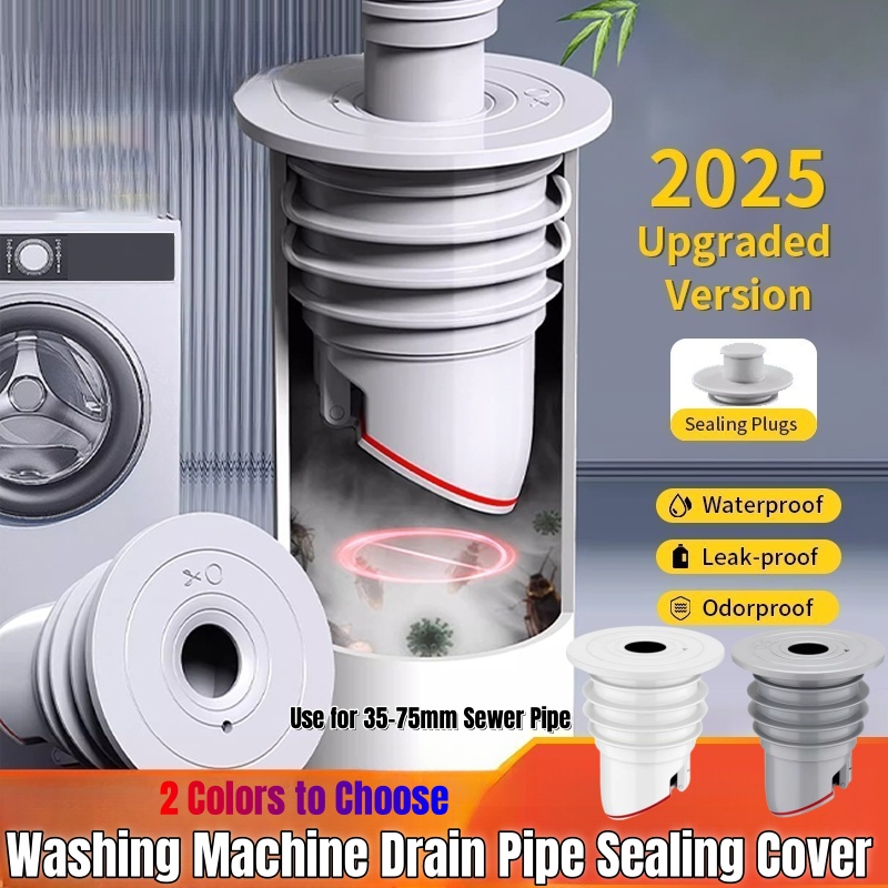Drain Pipe Clip - Siliconen Gootsteen Stop Rioolbuis Afdichtring Afvoerputje