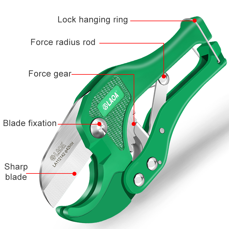 LAOA 42MM PVC Pijpsnijder Alum - Pipe Cutter Ratchet recensie en prijs