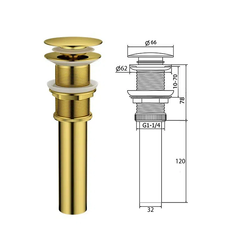 Push Down Pop Up Afvoer Badkam - Drain Pipe Clip recensie en prijs